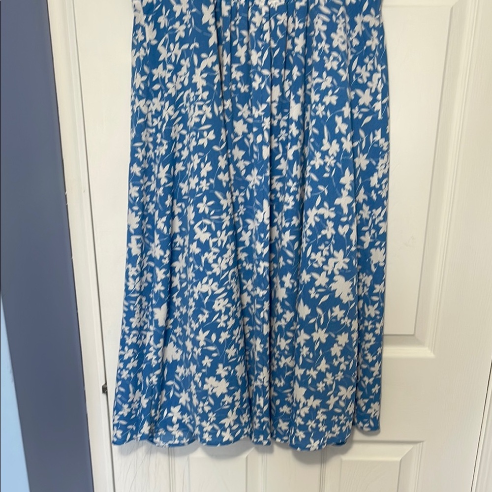 52seven Blue and White Floral Sundress - Picture 8 of 8